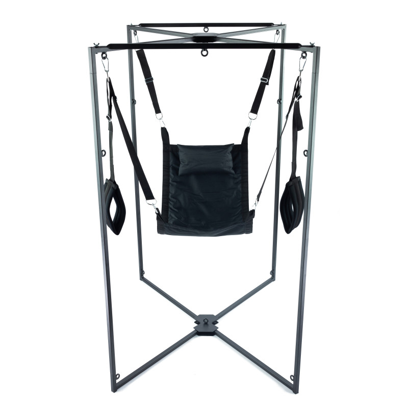 Mr Sling Pack Kit Sling Tissu Carré Noir Armature Noire